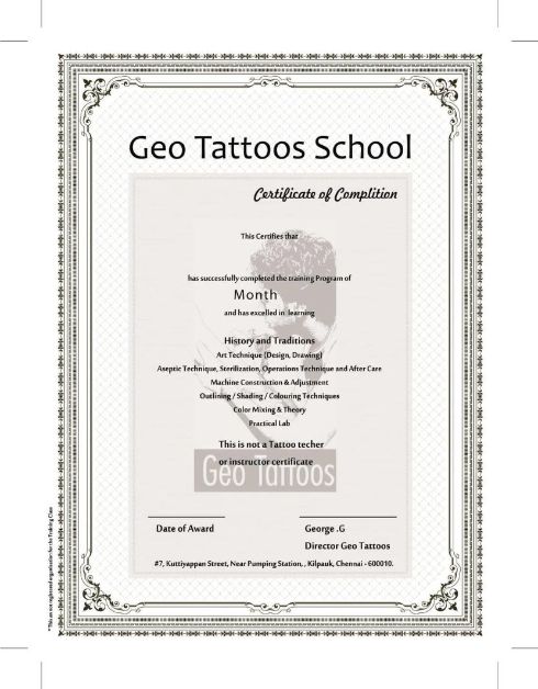 Tattoo Training